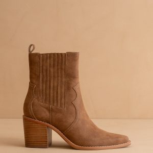 The Addison | Brown Perfectly Paneled Western Cowgirl Boot *FINAL SALE*