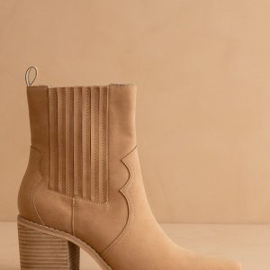 The Addison | Camel Western Inspired Boot