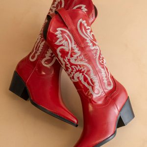 The Amaya | Cherry Classic Western Cowgirl Boot