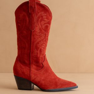 The Amaya | Red Classic Cowgirl Boot