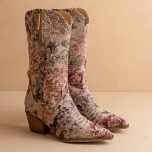 The Brilee | Mauve Tapestry Boot
