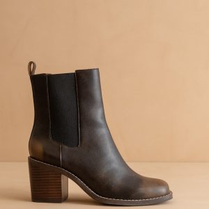 The Dakota | Brown Heeled Chelsea Bootie * FINAL SALE *